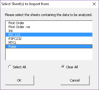 Sheet Selection